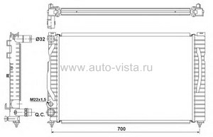   Audi A4 1619 9496 M+/ OE 8D0121251K
